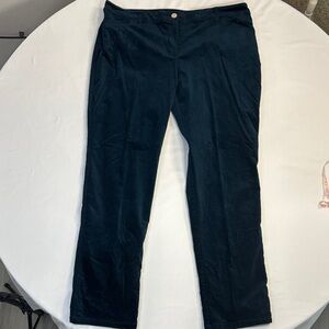 Chico's Navy Corduroy Trousers